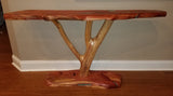 Live edge cedar table