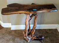 Black walnut root table